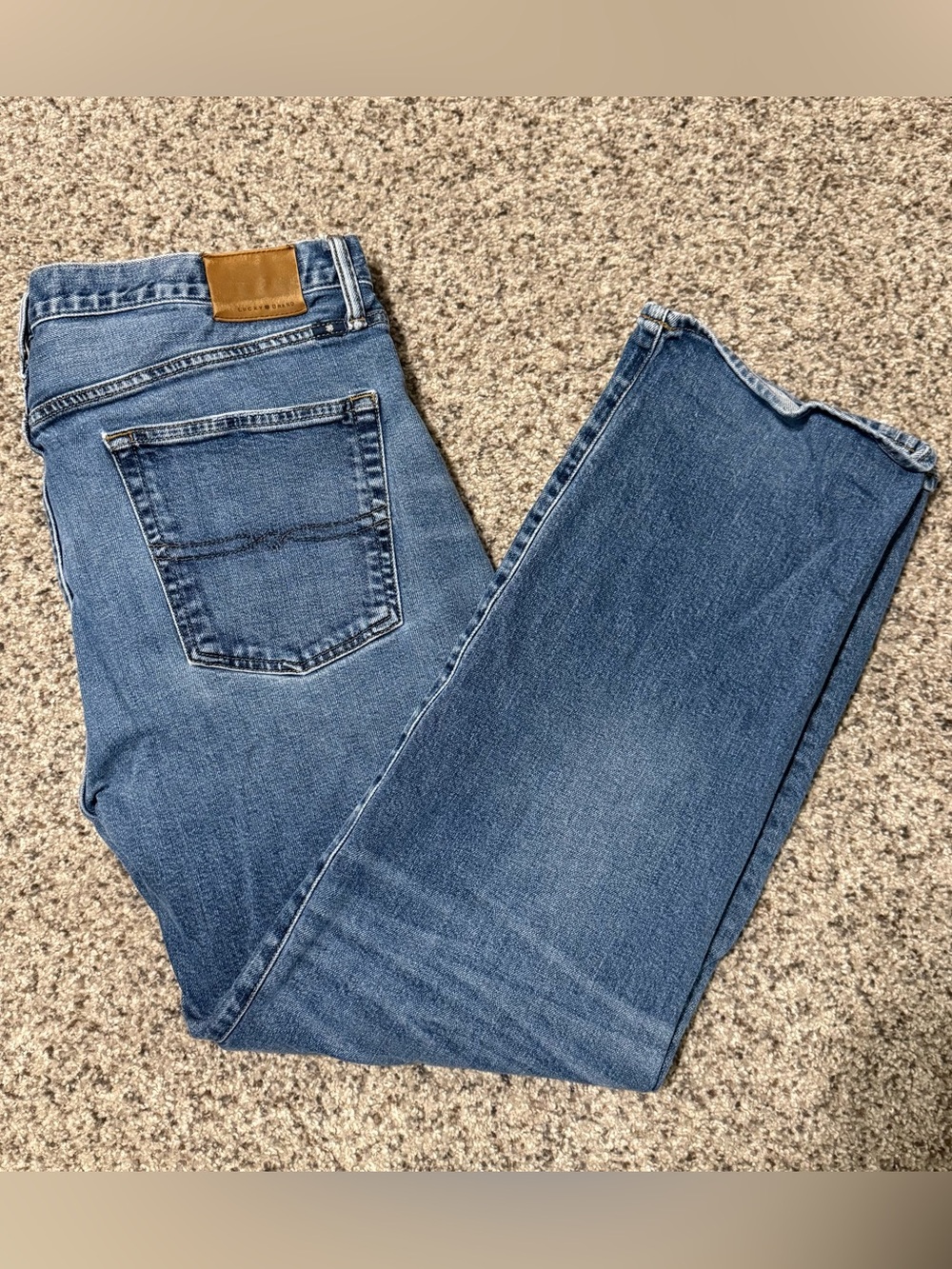 Lucky Brand Men's 363 Vintage Straight Blue Denim Jeans